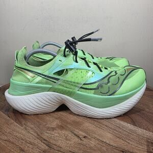 Saucony Endorphin Elite Slime Womens Green Size 9.5 Running Shoes S10768-30